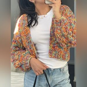 Princess Polly Colorful Knit Cardigan